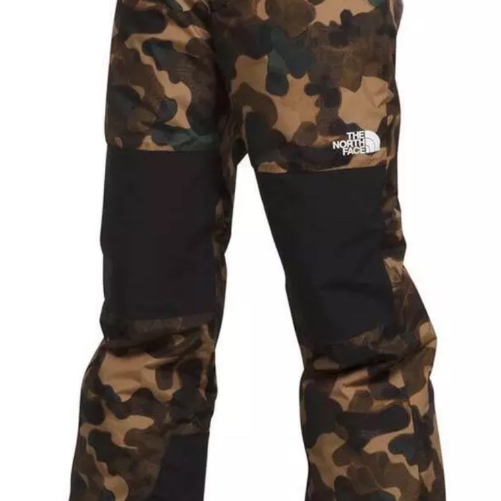North Face Freedom Insulated Ski Pants - Camo/Black XL Boys 14-16